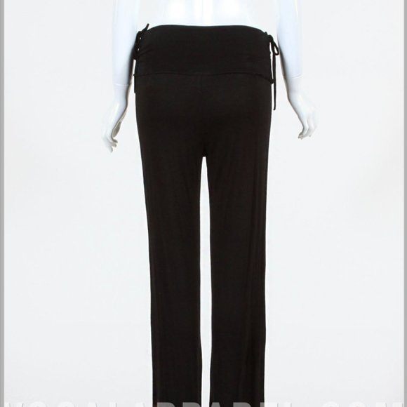 CLEARANCE New VOCAL RHINESTONFLEUR DE LIS WIDE BOHO PANTS - Picture 4 of 6